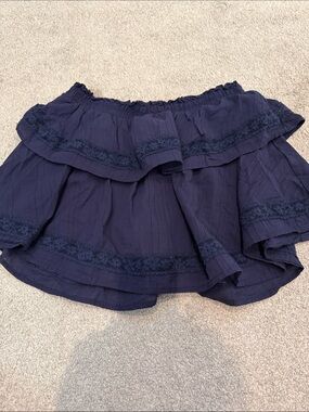 Women’s Navy Ruffle Tiered Skort